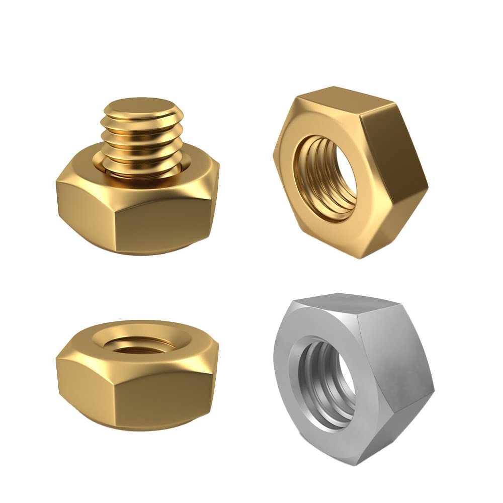 Brass Hex Nut