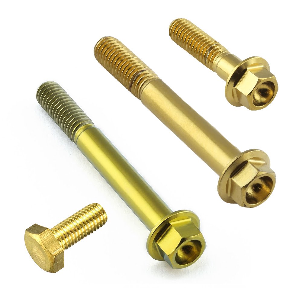 Brass Hex Flange Bolts
