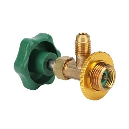 brass r134 can tap valve